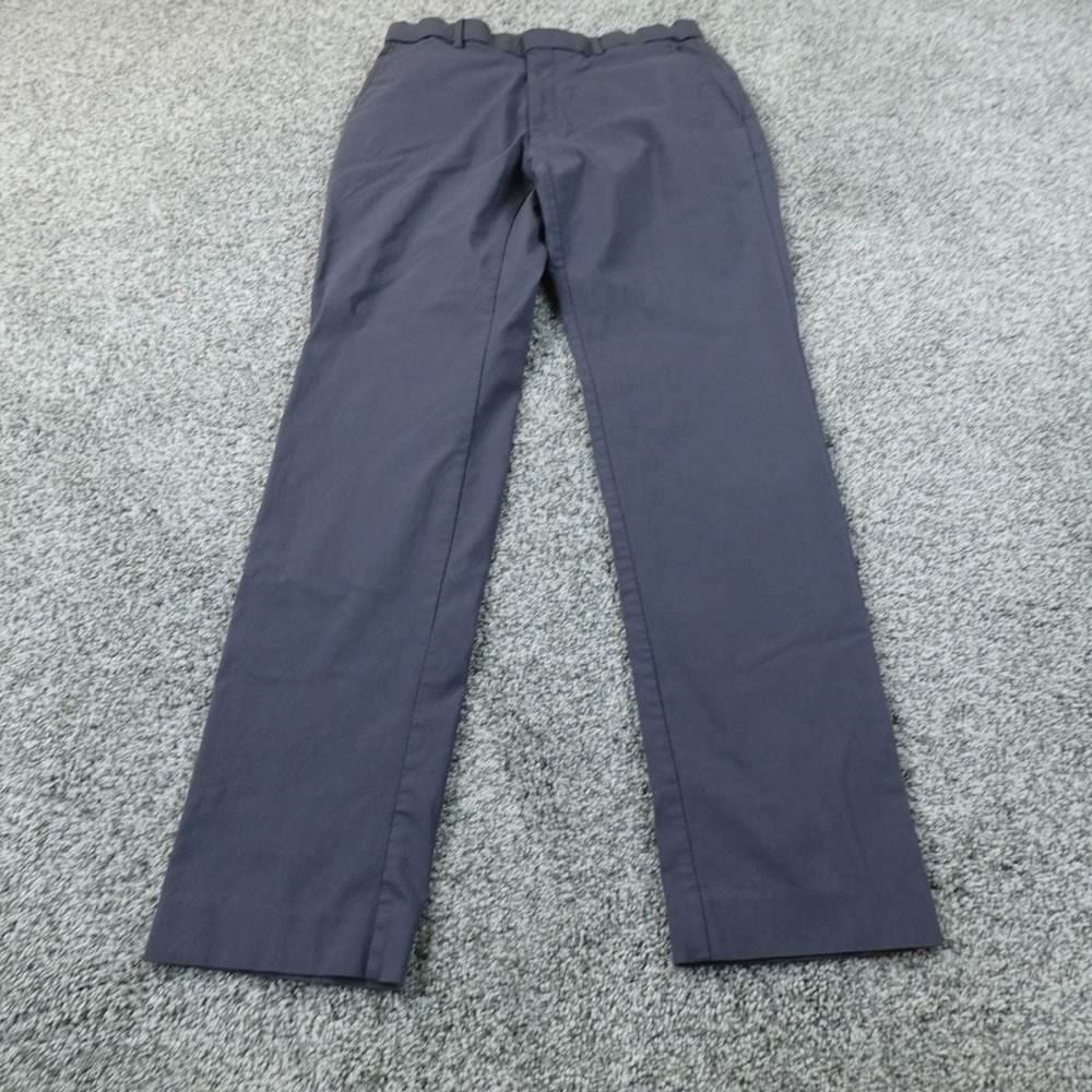 Ralph Lauren Pants Mens 31X32 Blue Dress Chino Trouser Flat Front Stretch Preppy